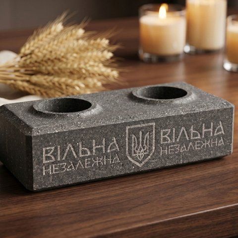 Ексклюзивний подарунок Symbol Brick: цегла з персональним дизайном "Вільна, Незалежна" BL-SYMBOL-03 фото