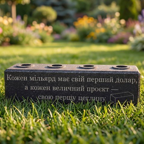 Подарунок з індивідуальним гравіюванням Symbol Brick BL-SYMBOL-62 фото