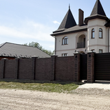 Паркан з облицювальної цегли Кантан PR-BR-KSH фото