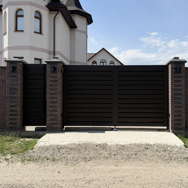 Паркан з облицювальної цегли Кантан PR-BR-KSH фото