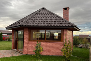 Альтанка з цегли Brickland Red  фото